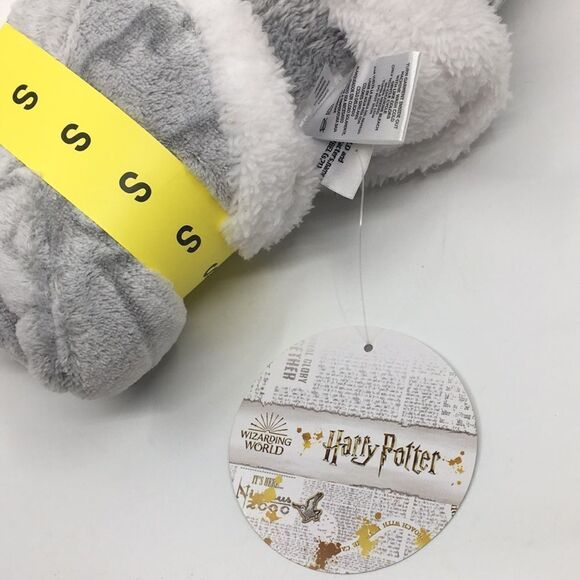 Harry Potter Wizarding World Lounger with Cozy Hood Light Grey Sz Small - Picture 14 of 15